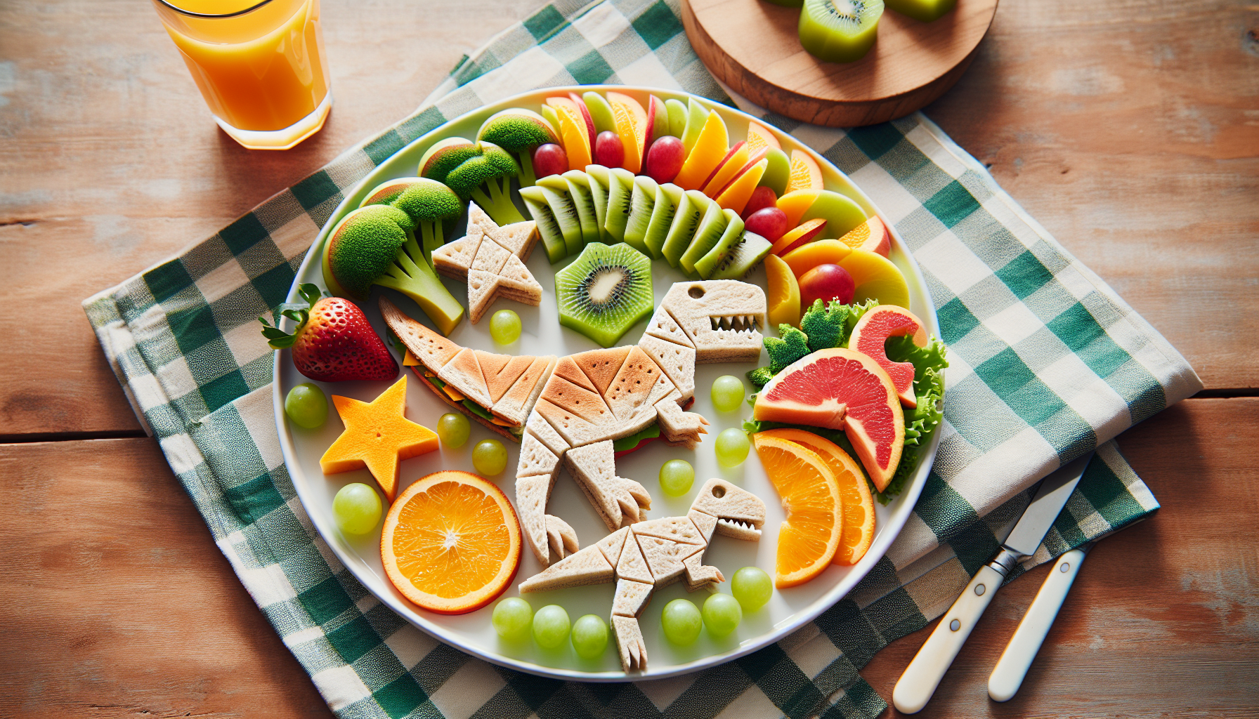 Creative presentation of food for picky eaters